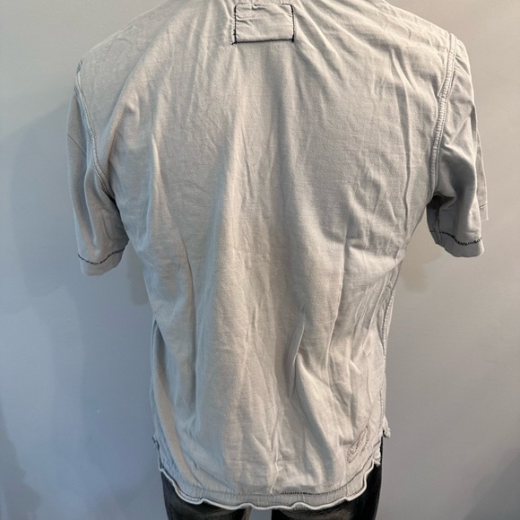 Kirra Gray Polo Shirt with Button-Down Collar - Picture 3 of 5